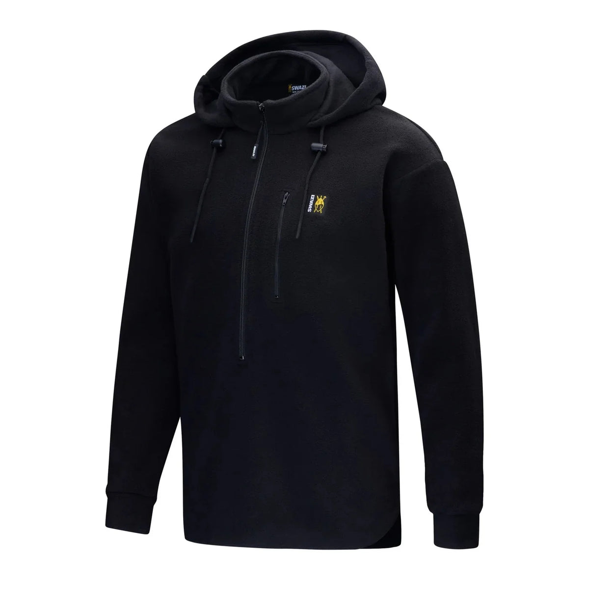 SWAZI - The Hood Fleece Hættetrøje // Sort fra Swazi - billede nr. 2 hos GrejFreak.dk