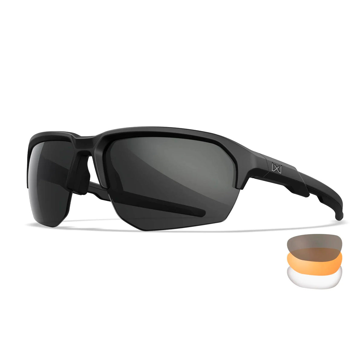 Wiley X - JAKL Ballistiske Briller - 3 Linser // Sort-1-XtraGrej