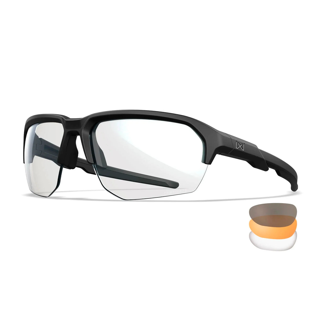 Wiley X - JAKL Ballistiske Briller - 3 Linser // Sort-3-XtraGrej