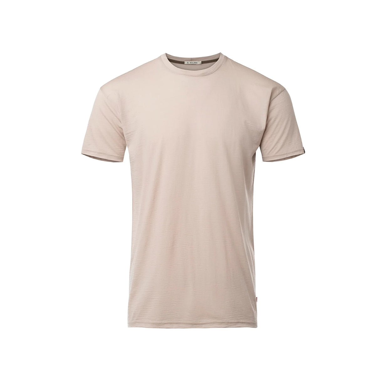 Aclima - LightWool 180 Classic Herre T-shirt // Simply Taupe-1-XtraGrej