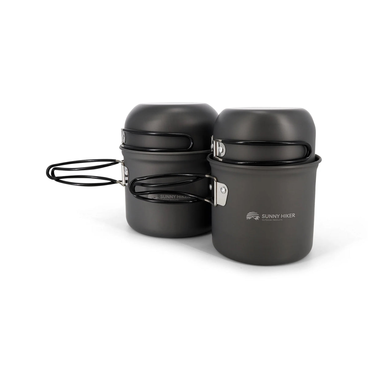 Sunny Hiker - Grydesæt Hard Anodized (4 stk)-2-XtraGrej