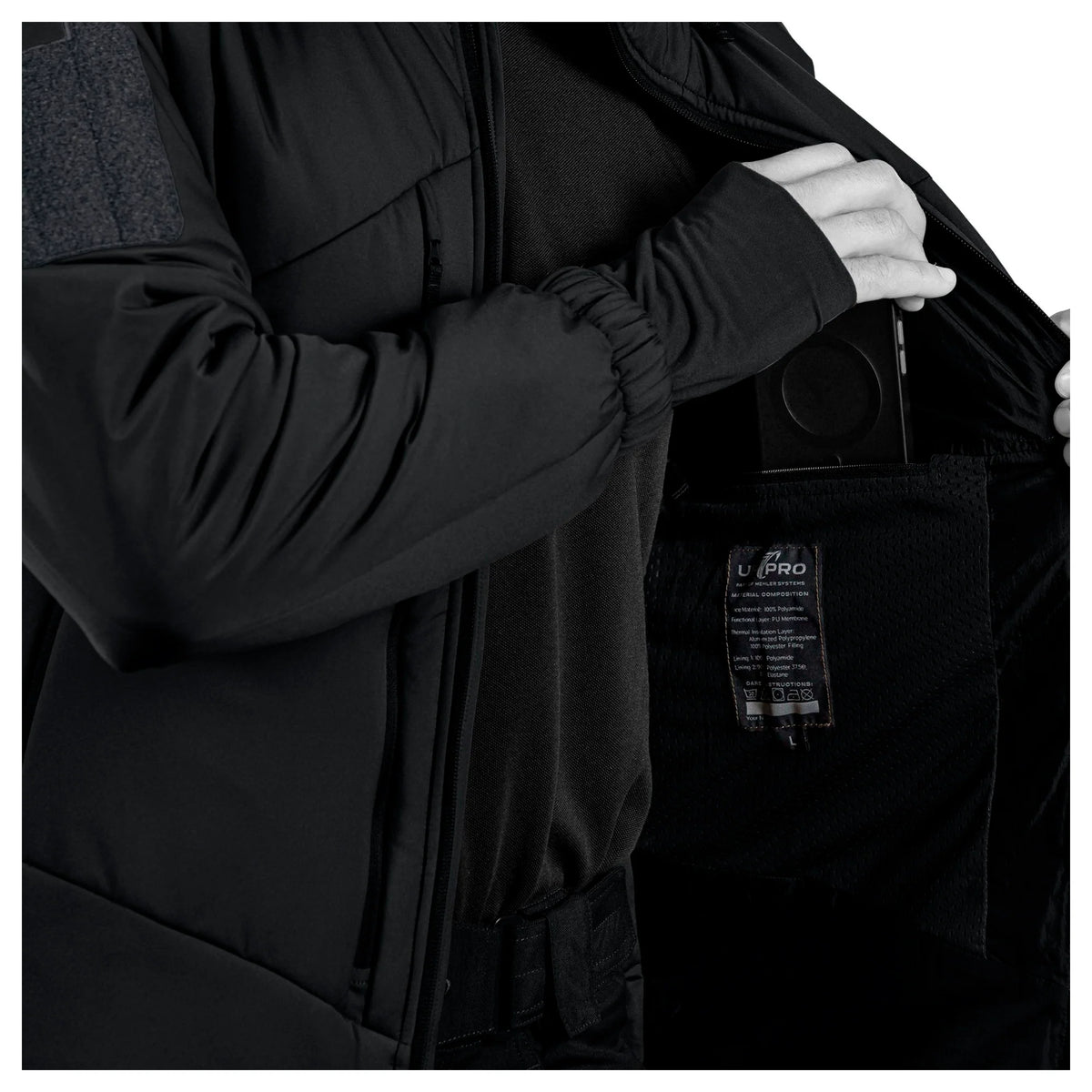 UF PRO - Delta ML Gen.3 Tactical Winter Jakke // Sort fra UF PRO - billede nr. 5 hos GrejFreak.dk