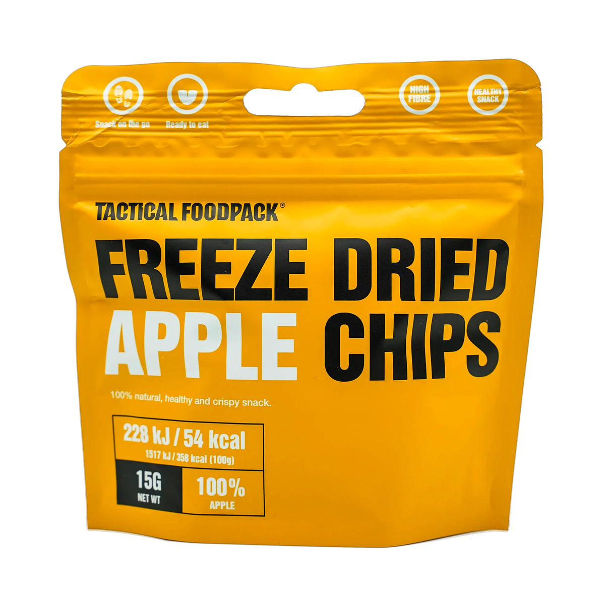 Tactical Foodpack - Frysetørrede Æblechips, 54 Kcal-1-XtraGrej