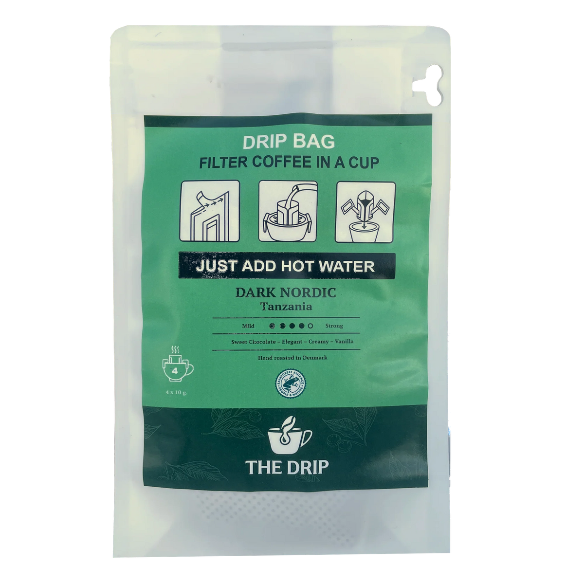The Drip - Kaffe Drip Bags, Dark Nordic 4-pak-1-XtraGrej