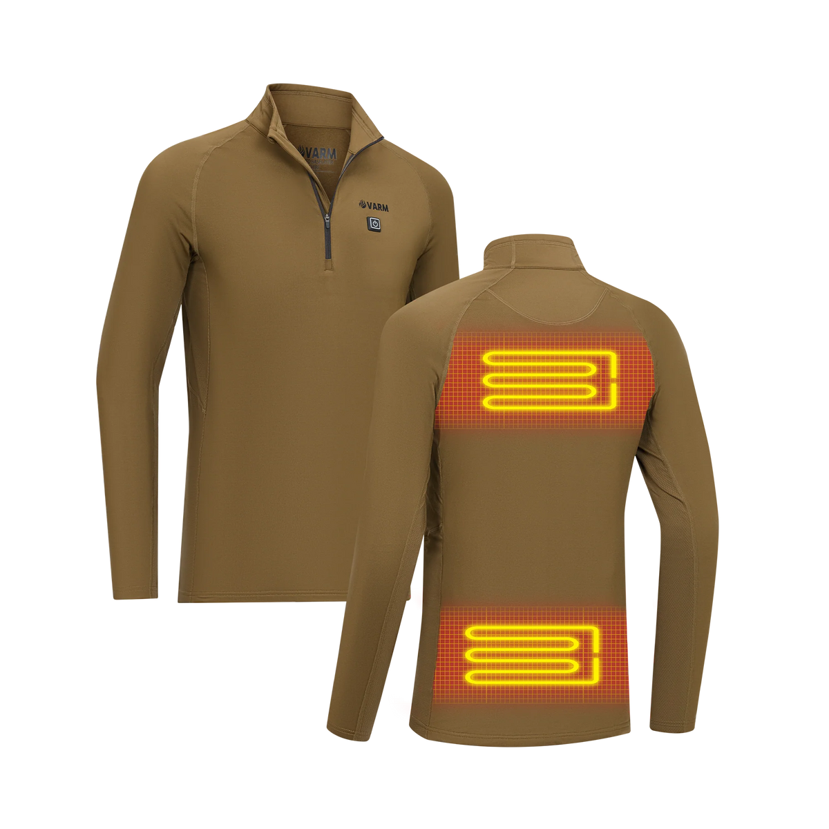 VARM - Heat Baselayer Trøje // Oliven fra VARM - billede nr. 1 hos GrejFreak.dk