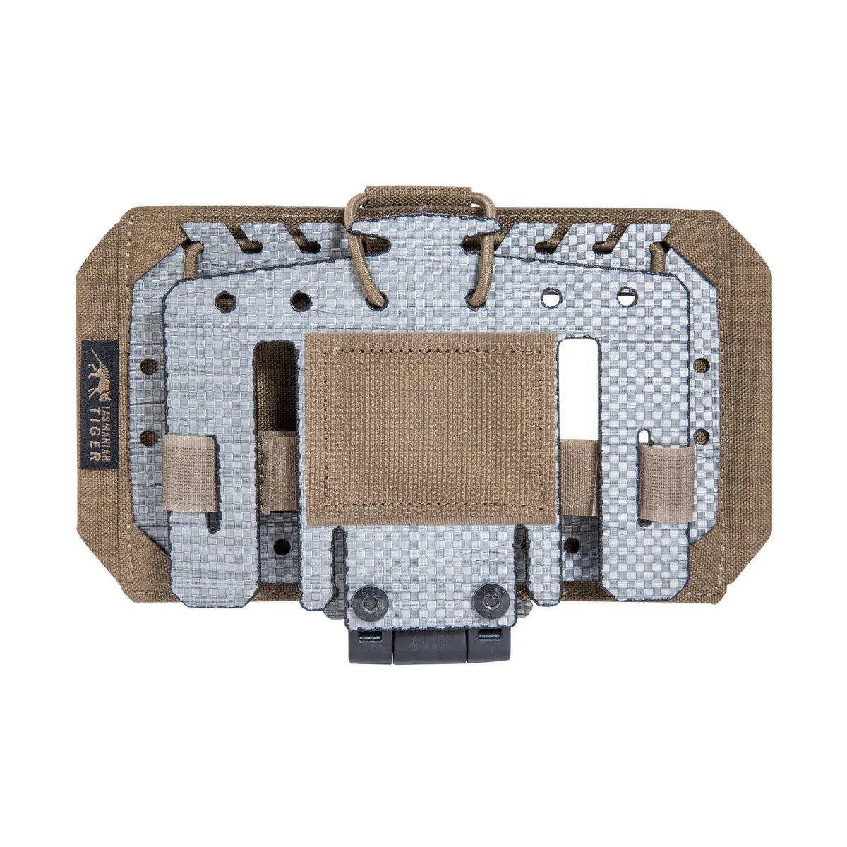 TASMANIAN TIGER - Foldbar Smartphone Plate Holder // Coyote Brown-2-XtraGrej