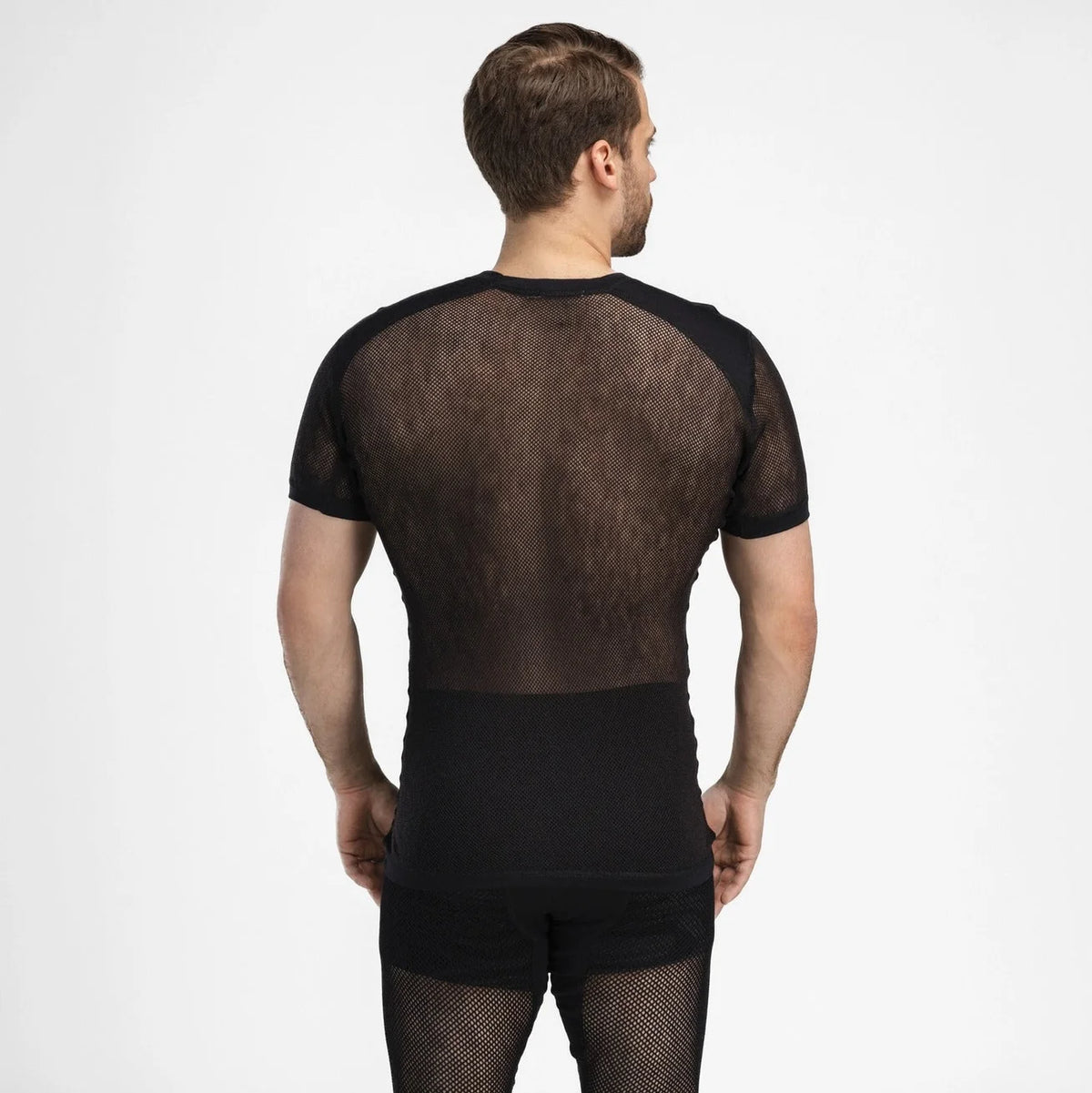 Aclima - WoolNet Light Herre Uld T-shirt // Sort fra Aclima - billede nr. 4 hos GrejFreak.dk