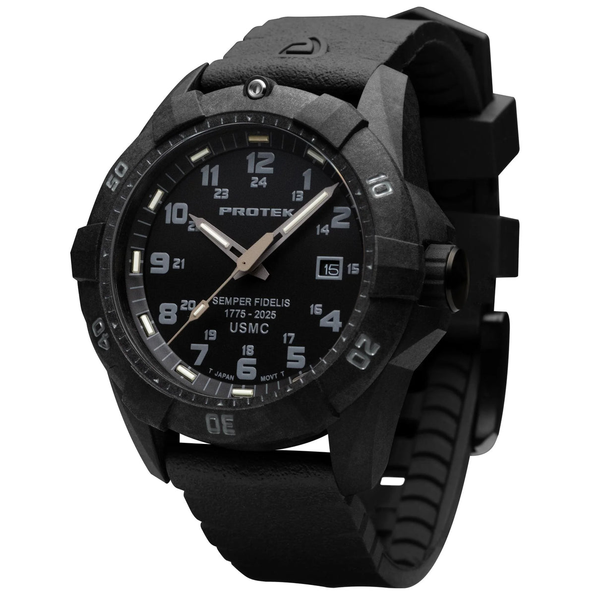 ProTek - PT1011SF USMC 250 års edition 42 mm Outdoor Ur // Sort fra ProTek - billede nr. 2 hos GrejFreak.dk