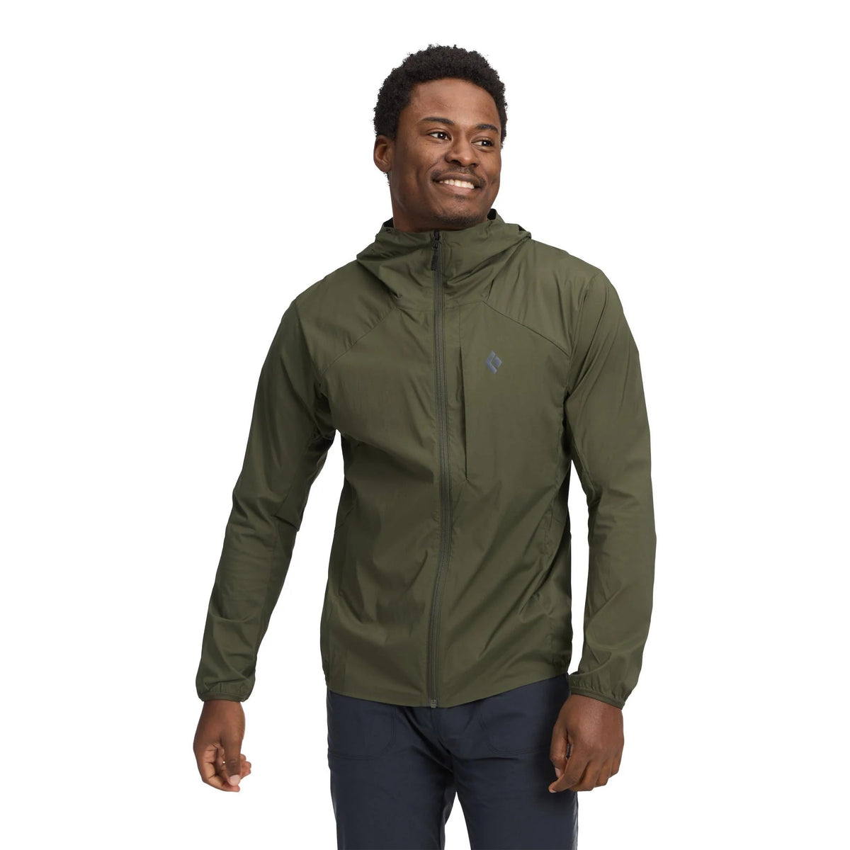 Black Diamond - Alpine Start Let Softshell Herre Jakke // Dark Moss fra Black Diamond - billede nr. 2 hos GrejFreak.dk