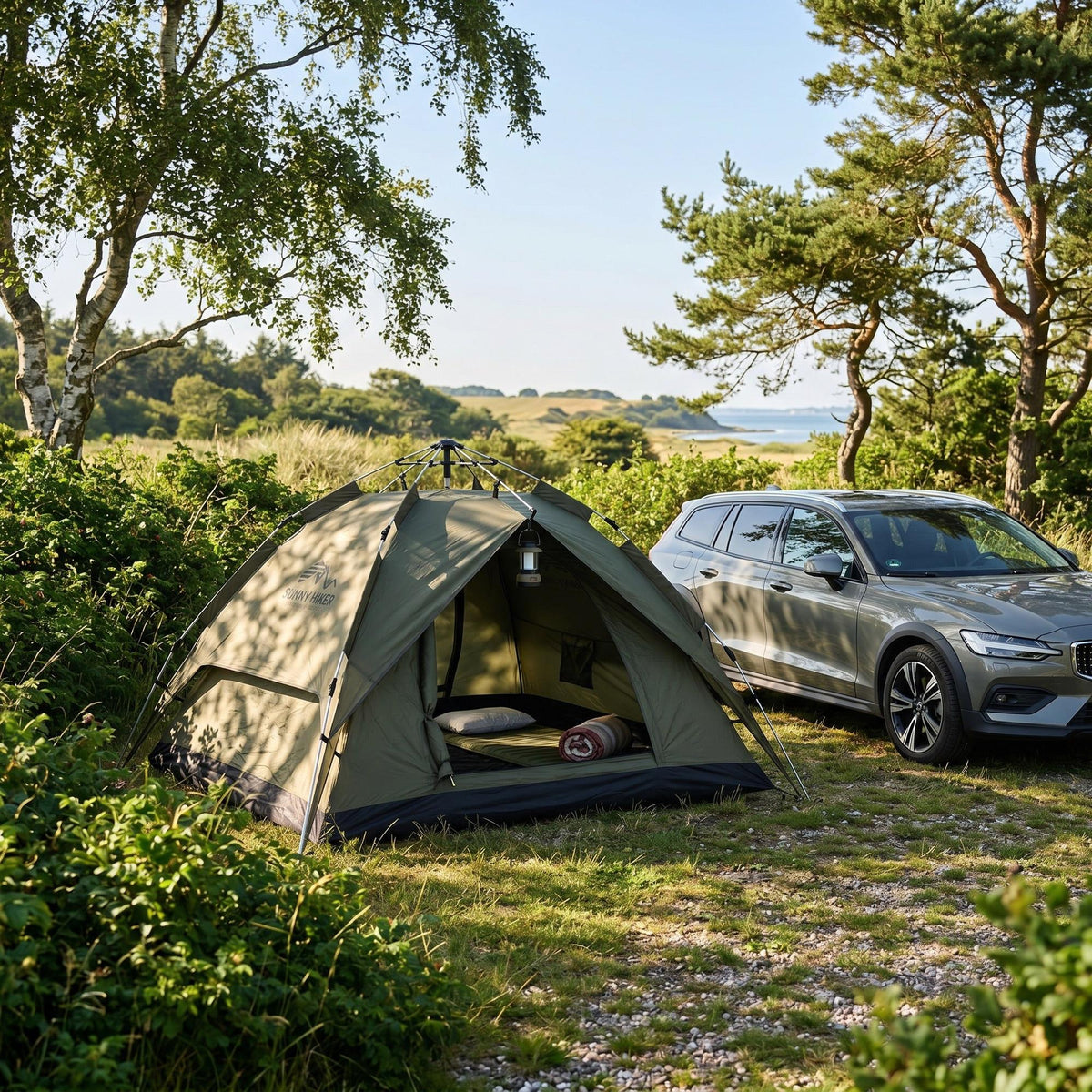 Sunny Hiker - Pop-up Telt m. Pavillon (3 pers.) fra Sunny Hiker - billede nr. 6 hos GrejFreak.dk