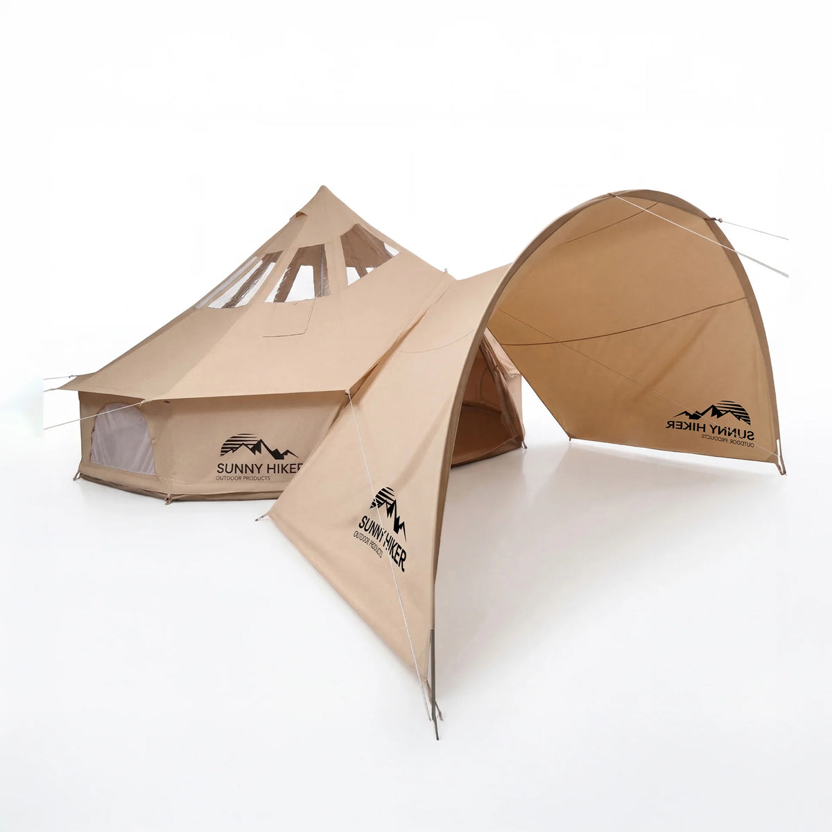 Sunny Hiker - Glamping Arch Bomuld Solsejl fra Sunny Hiker - billede nr. 2 hos GrejFreak.dk