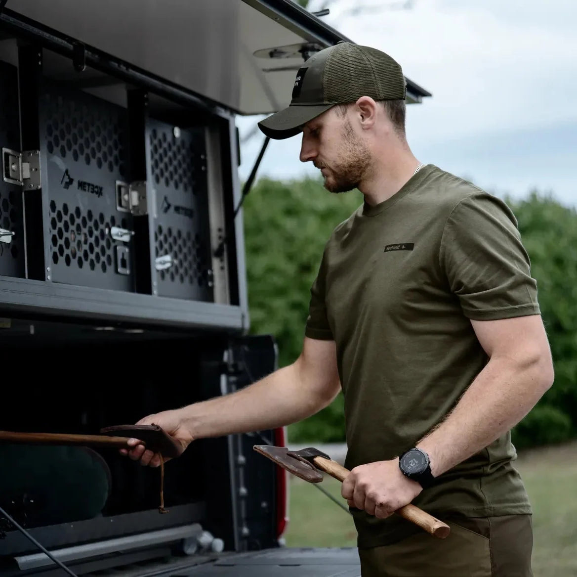 Seeland - 3-Pak Tshirt // Pine Green/Military Olive/Grape Leaf fra Seeland - billede nr. 6 hos GrejFreak.dk