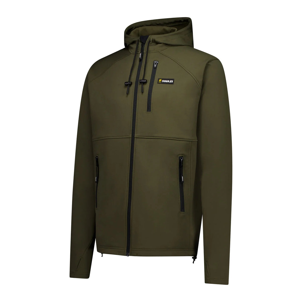 Swazi - Stalker Hooded Fleece Jakke // Stone fra Swazi - billede nr. 2 hos GrejFreak.dk