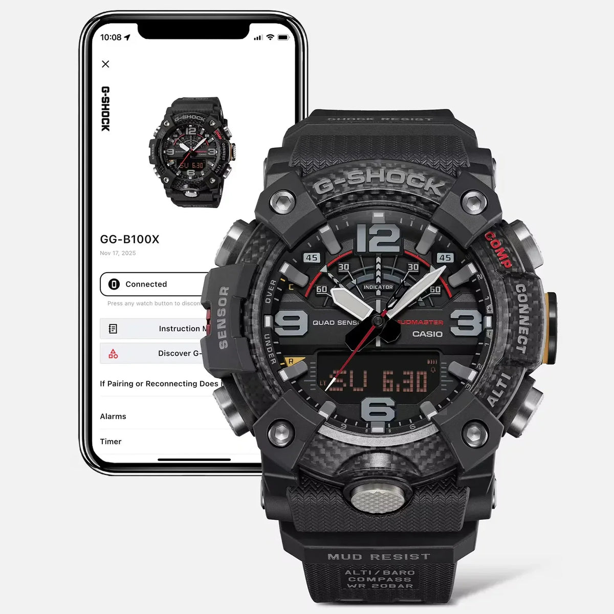 Casio G-Shock Premium Mudmaster GG-B100X-1AER fra Casio - billede nr. 9 hos GrejFreak.dk