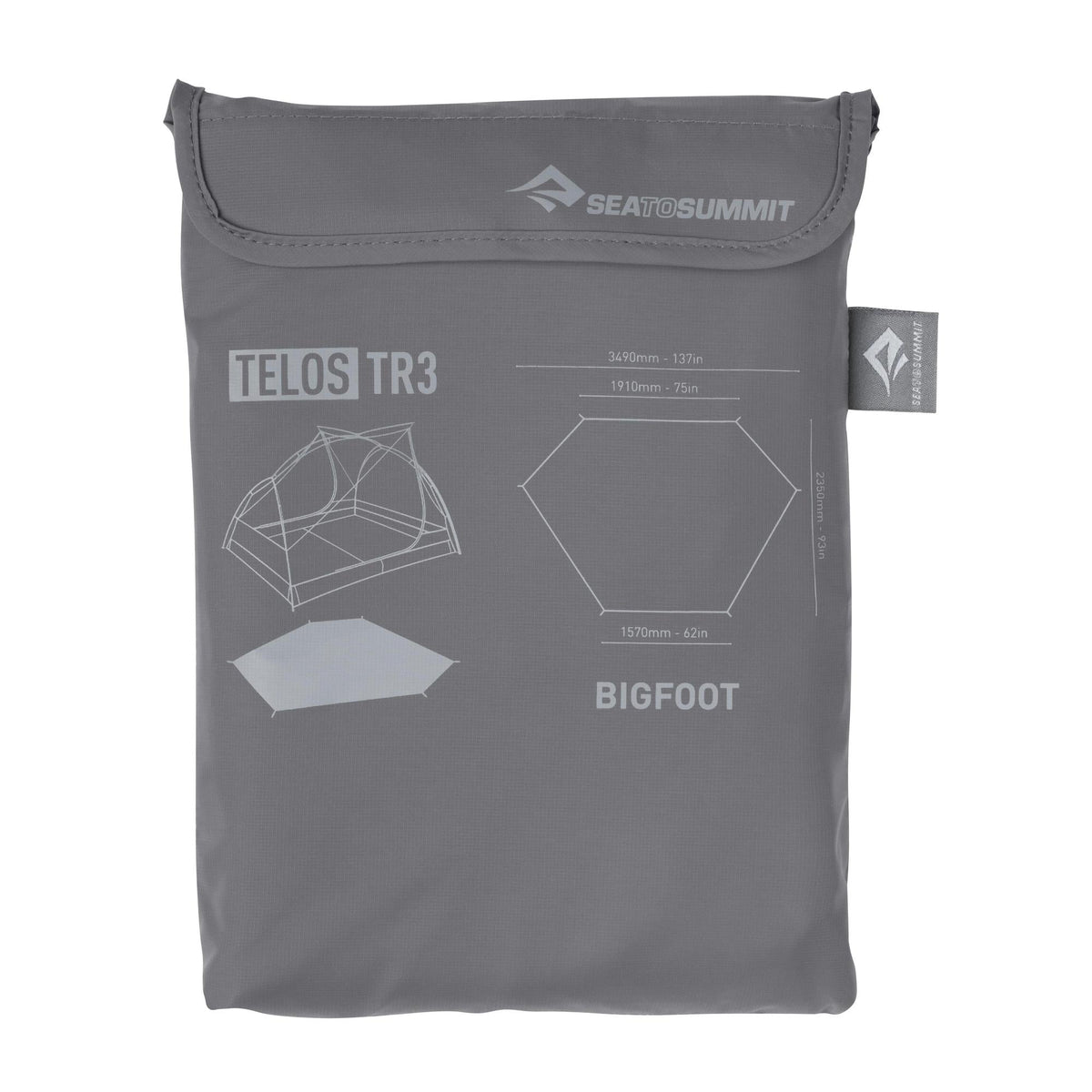 Sea to Summit - Telos TR3 Footprint Charcoal fra Sea to Summit - billede nr. 3 hos GrejFreak.dk