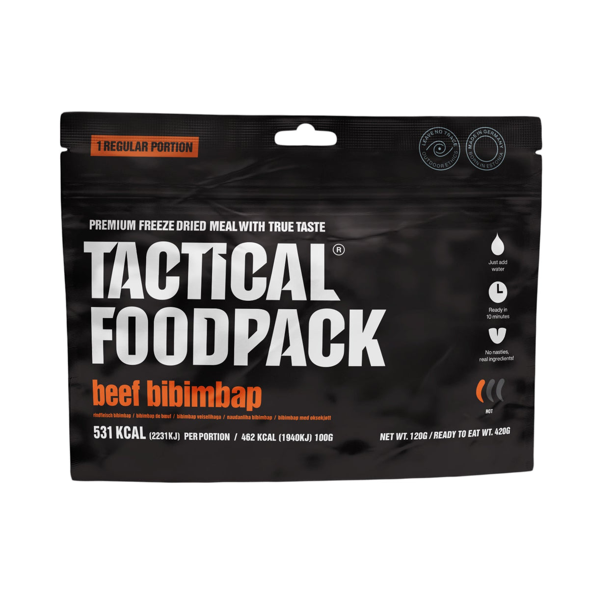 Tactical Foodpack - Bibimbap Med Oksekød, 532 kcal fra Tactical Foodpack - billede nr. 1 hos GrejFreak.dk