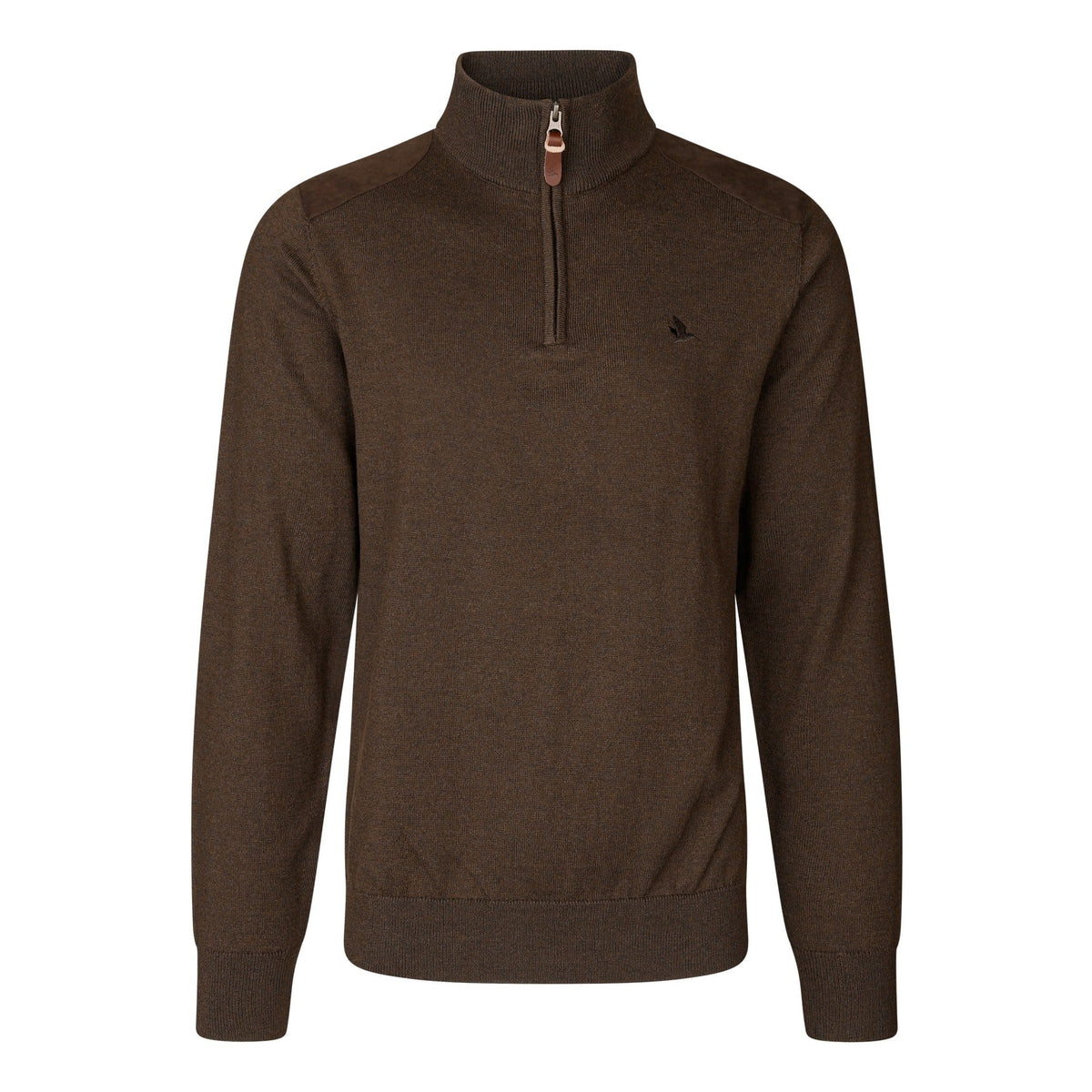 Seeland - Pine Half Zip Sweater // Dark Brown fra Seeland - billede nr. 1 hos GrejFreak.dk