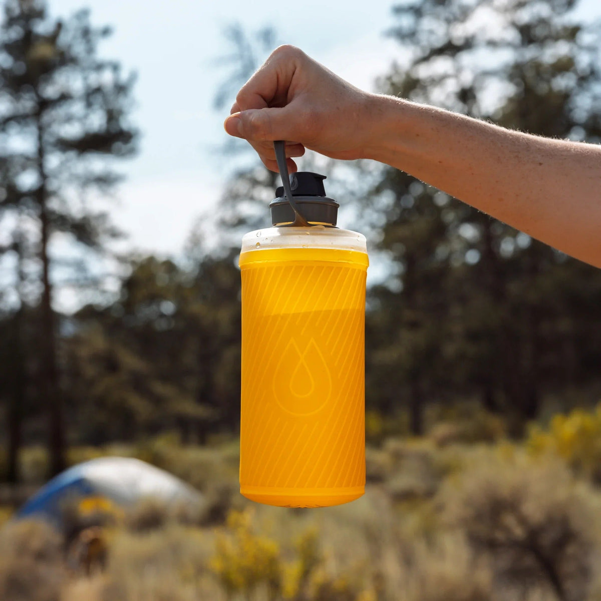 Hydrapak - Flux Vandflaske 1L // Mammoth Grey fra Hydrapak - billede nr. 5 hos GrejFreak.dk