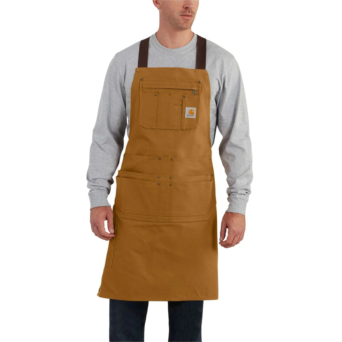 Carhartt - Firm Duck Arbejdsforklæde // Brun-3-XtraGrej