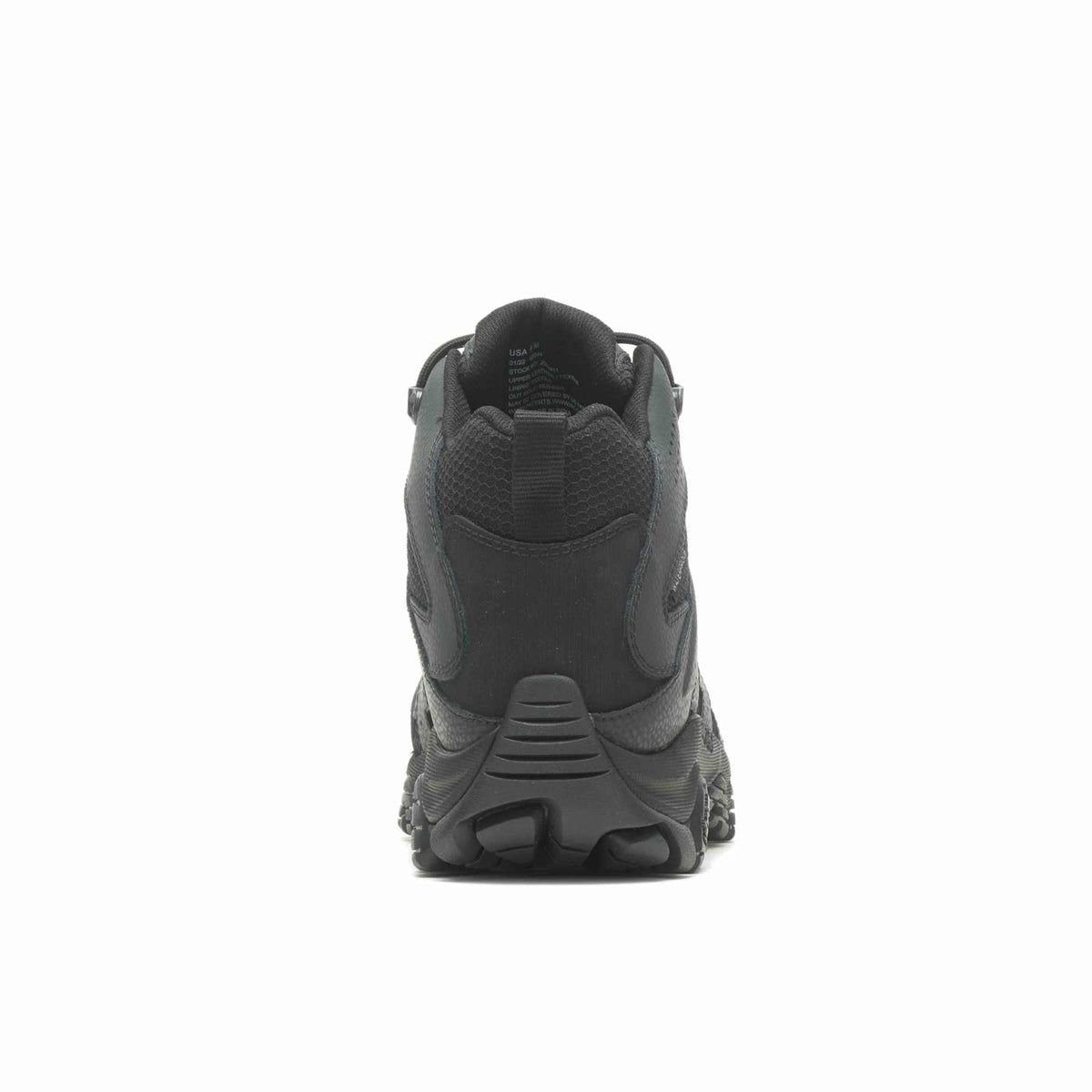 Merrell - Moab 3 Mid Tactical WP Unisex Vandrestøvler // Sort fra Merrell - billede nr. 3 hos GrejFreak.dk