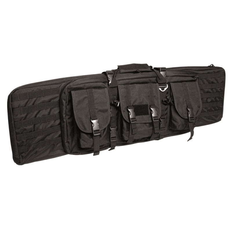 Riffel taske Large m. opbevaringslommer - SORT