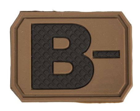 Mil-Tec Blodgrupp B- VelcroPatch