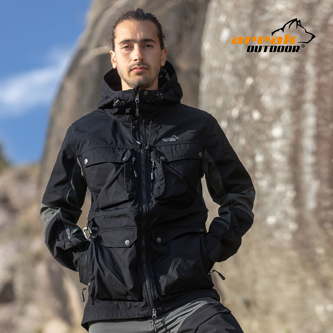 Arrak - Hybridjakke Herrer