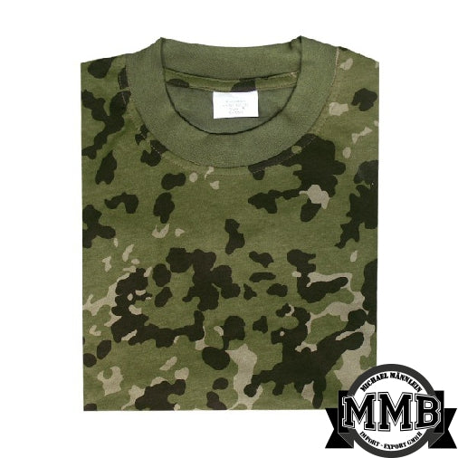 T-shirt i Dansk Camouflage M84