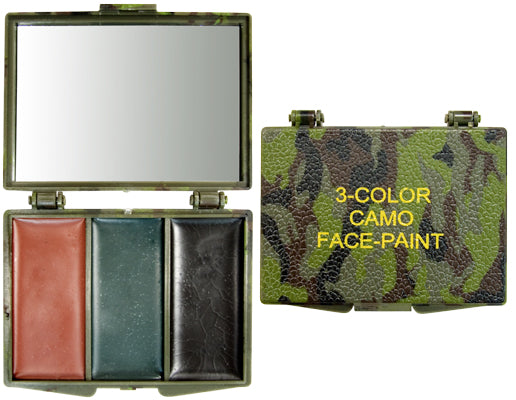 Woodland Camo 3 colour face paint kompakt
