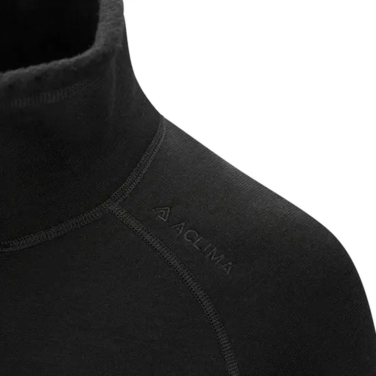 Aclima - FleeceWool Herre V2 Polo m/Lynlås // Sort-7-XtraGrej