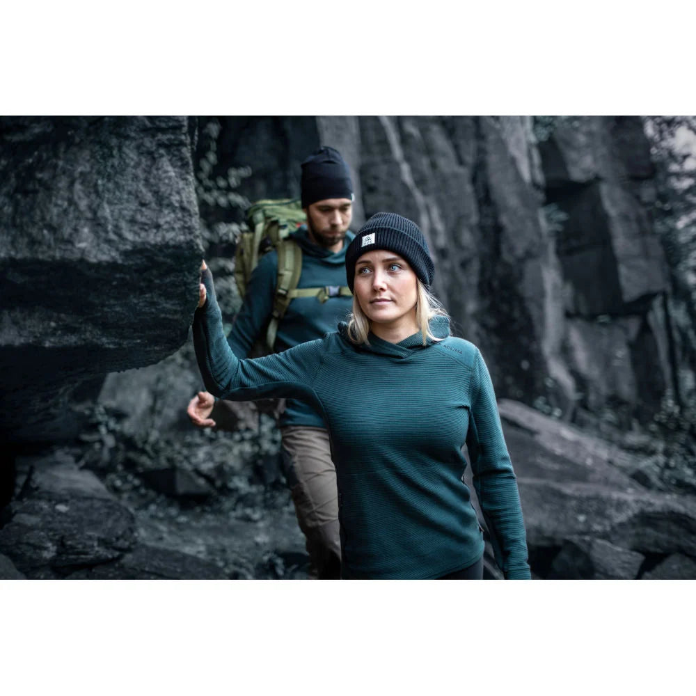 Aclima - StreamWool 400g Dame Hoodie // Grøn-8-XtraGrej