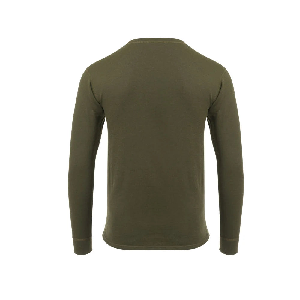 Aclima - WoolTerry 220g Herre Crew Neck // Olivengrøn-2-XtraGrej