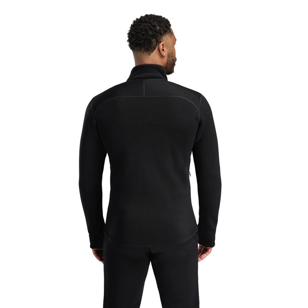 Aclima - FleeceWool Herre Jakke // Jet Black