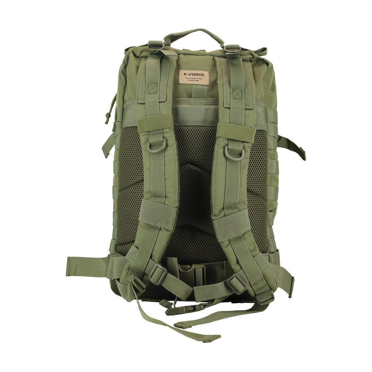 K-Force - Tactical Assault Rygsæk Large 40L // Olivengrøn-5-XtraGrej