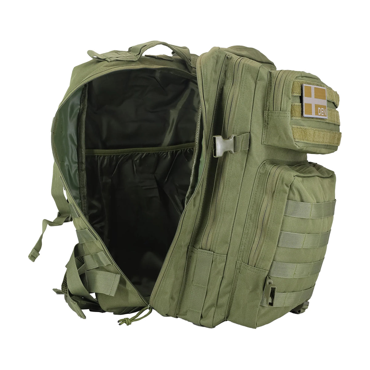 K-Force - Tactical Assault Rygsæk Large 40L // Olivengrøn-6-XtraGrej