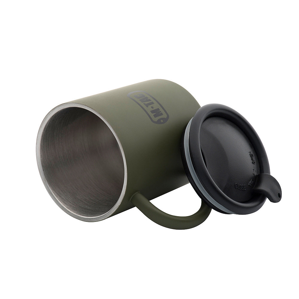 M-Tac 280 ml Insulated Mug with a lid Olive