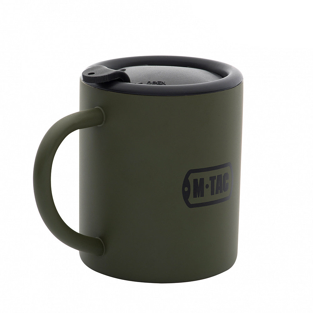M-Tac 280 ml Insulated Mug with a lid Olive