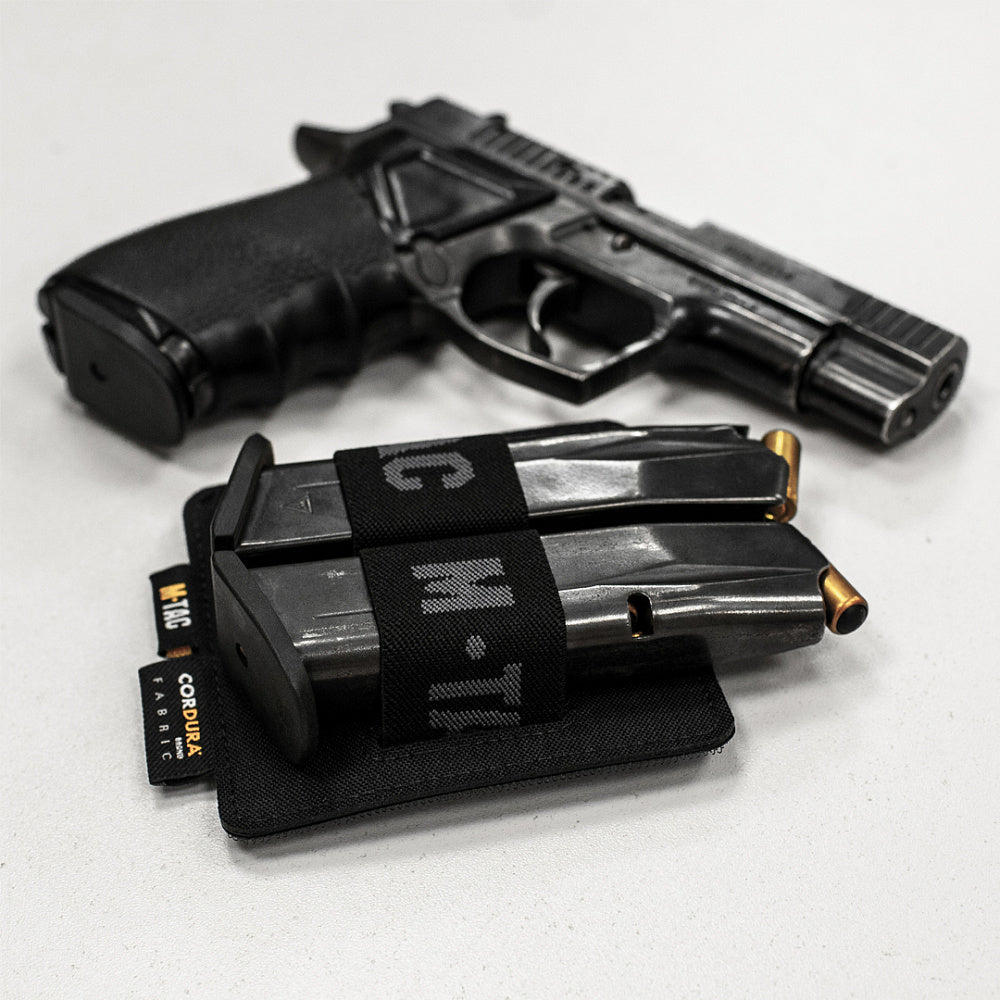 M-Tac dubbel magasinficka med hook-baksida
