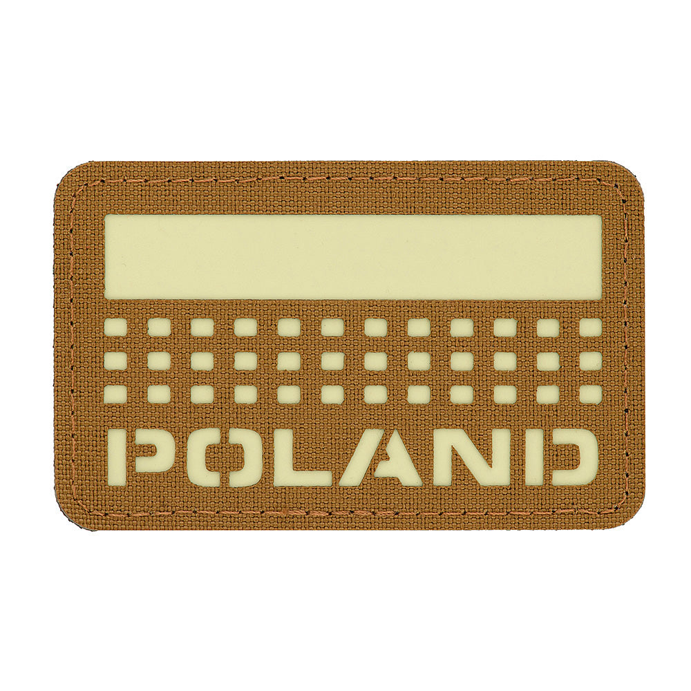 M-Tac patch Poland (med flagga) 50x80 Laser Cut