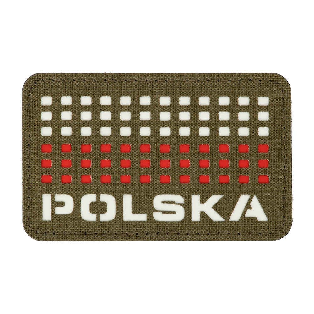 M-Tac patch Polska (med flagga) 50x80 Laser Cut