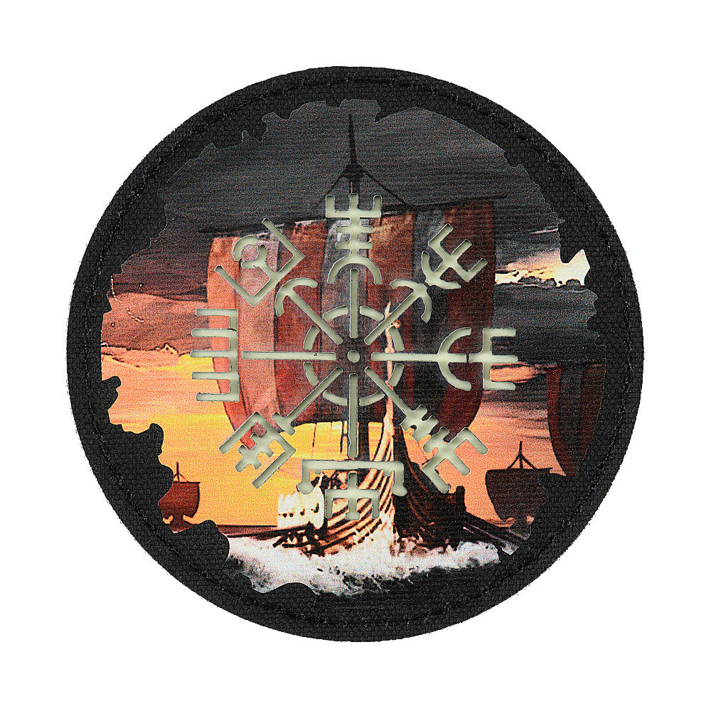 M-Tac patch Vegvisir/Drakkar rund (80 mm)