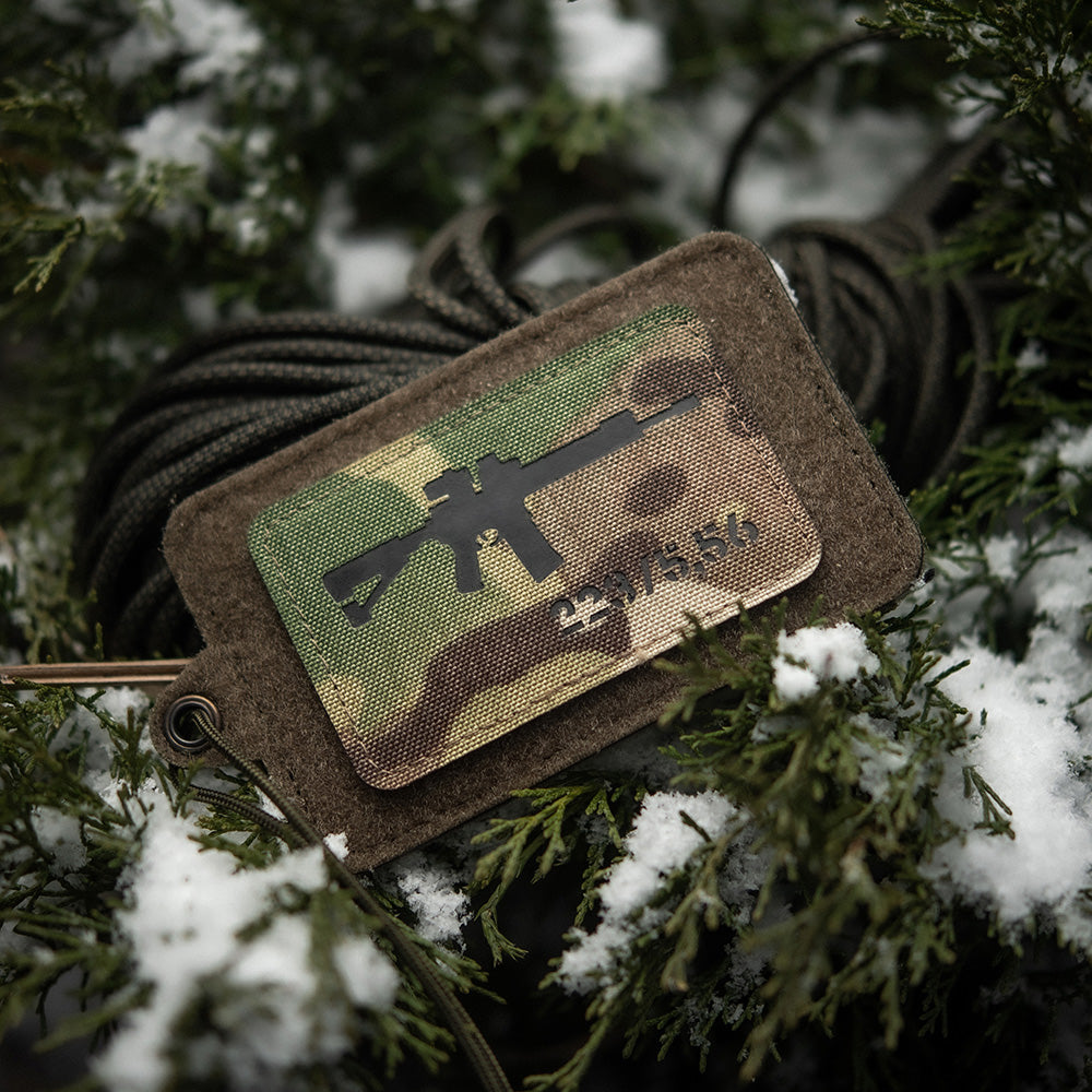 M-Tac patch AR-15 223/5","56 laserskuren