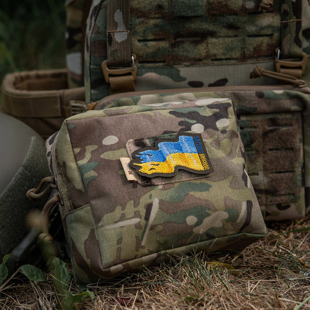 M-Tac Patch Ukrainas stridsflagga (broderi)