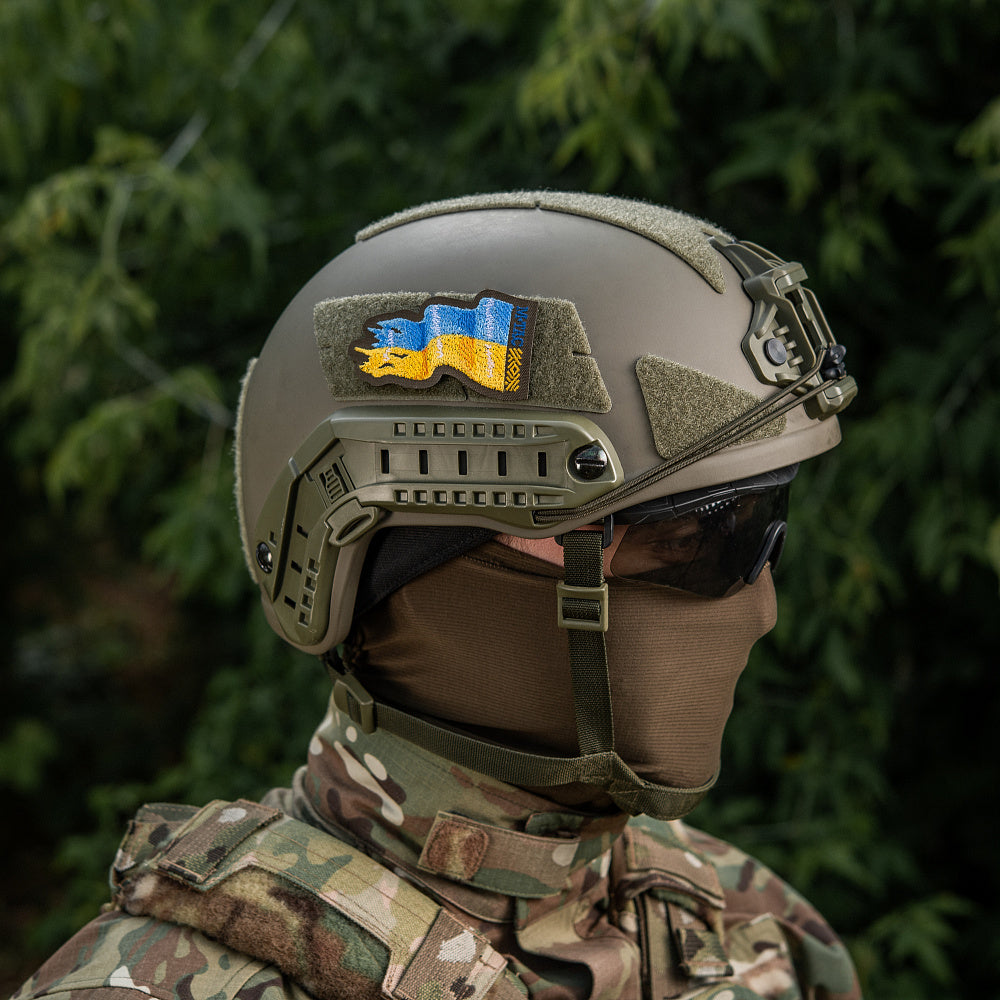 M-Tac Patch Ukrainas stridsflagga (broderi)