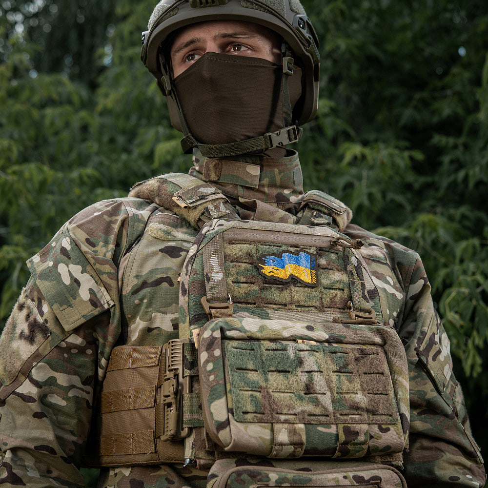 M-Tac Patch Ukrainas stridsflagga (broderi)