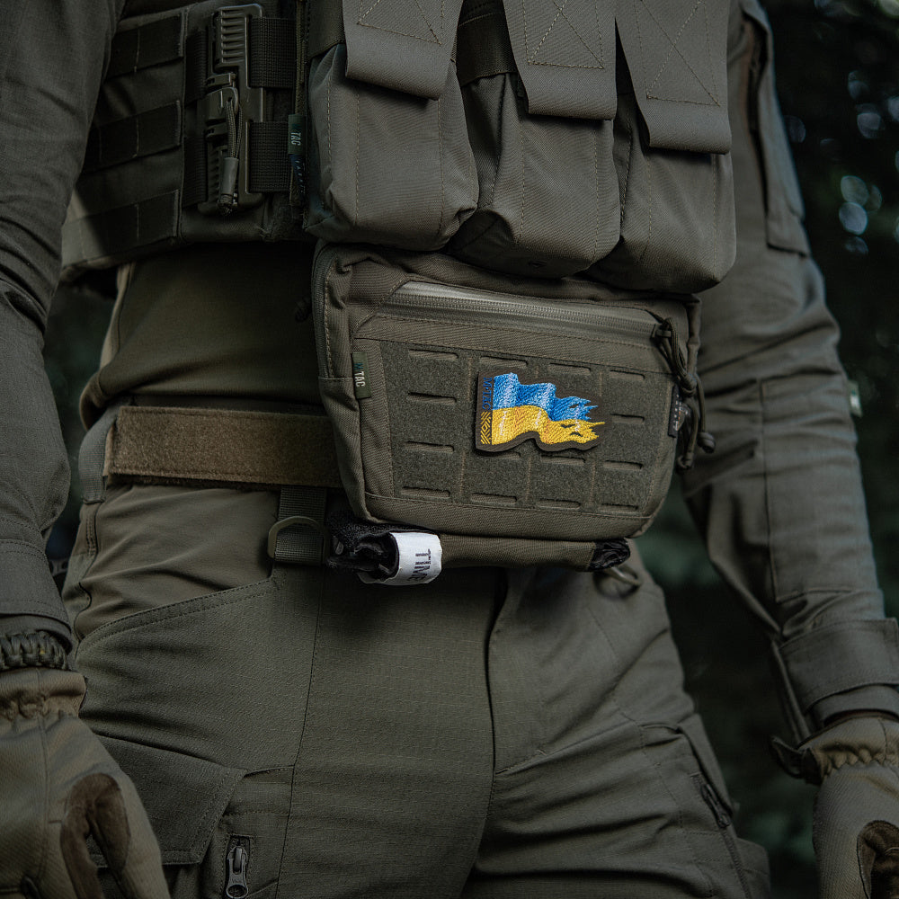 M-Tac Patch Ukrainas stridsflagga (broderi)