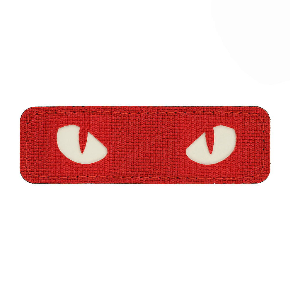 M-Tac patch Cat Eyes Laser Cut Röd/Vit