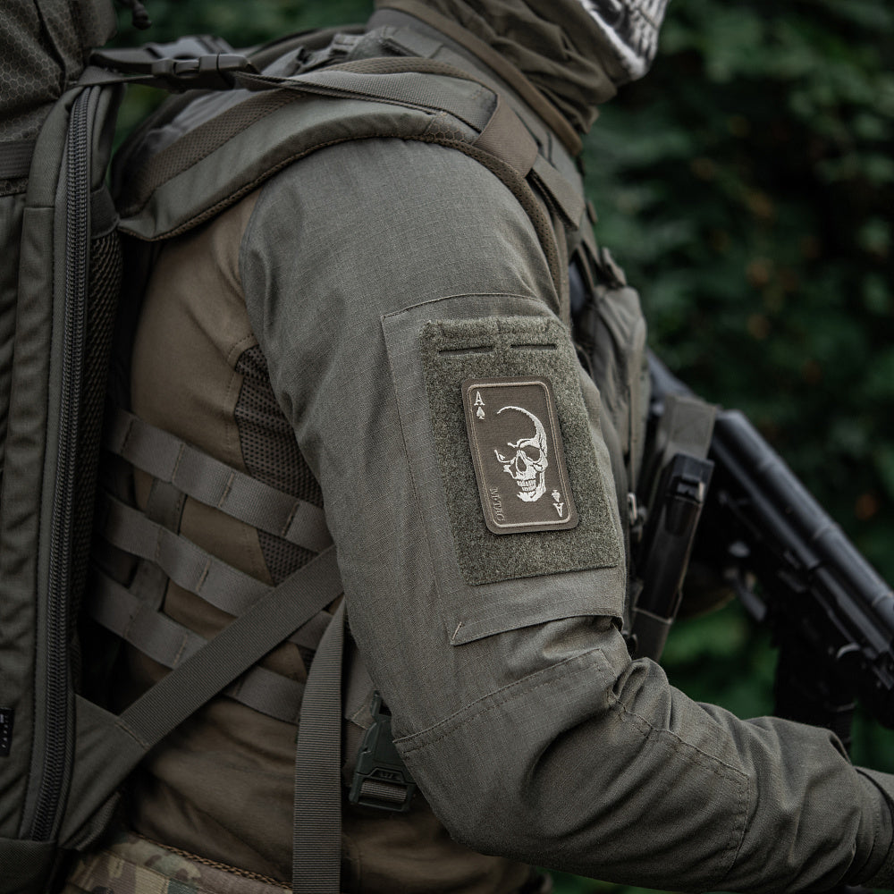 M-Tac patch Face of war (Broderi)