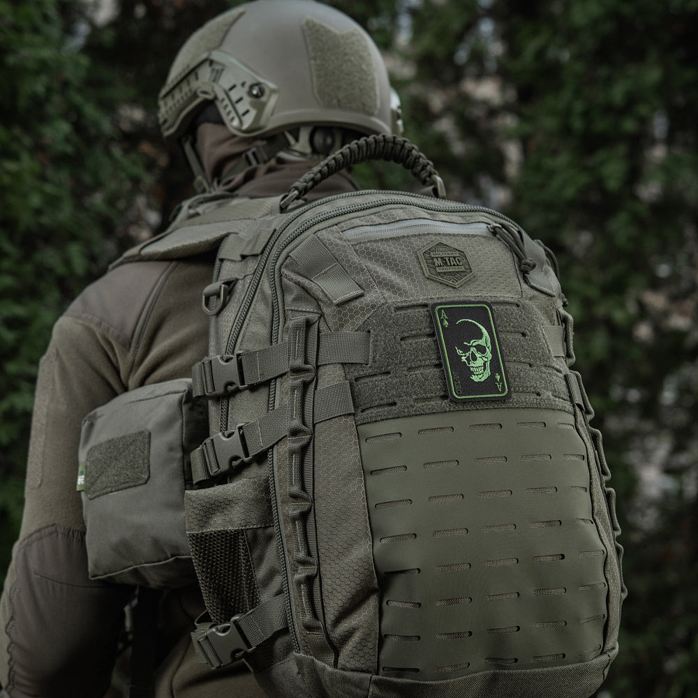 M-Tac patch Face of war (Broderi)