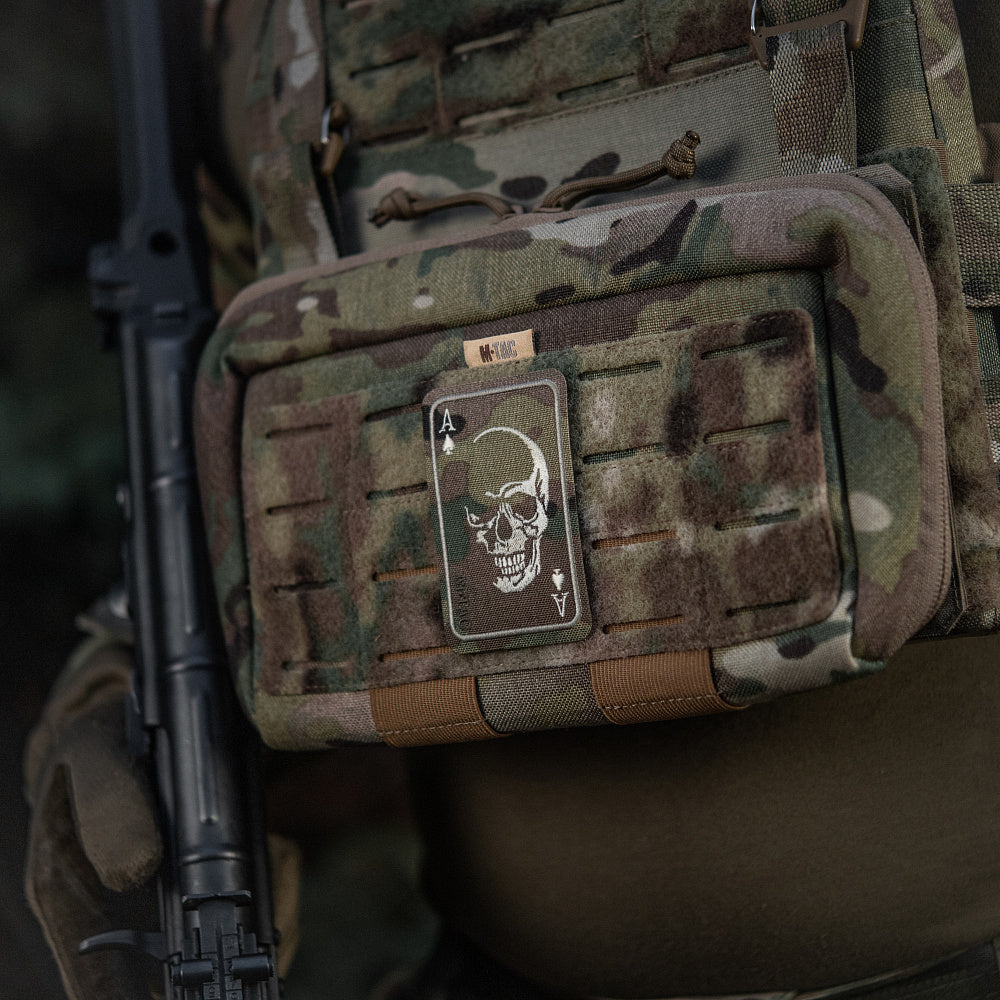 M-Tac patch Face of war (Broderi)